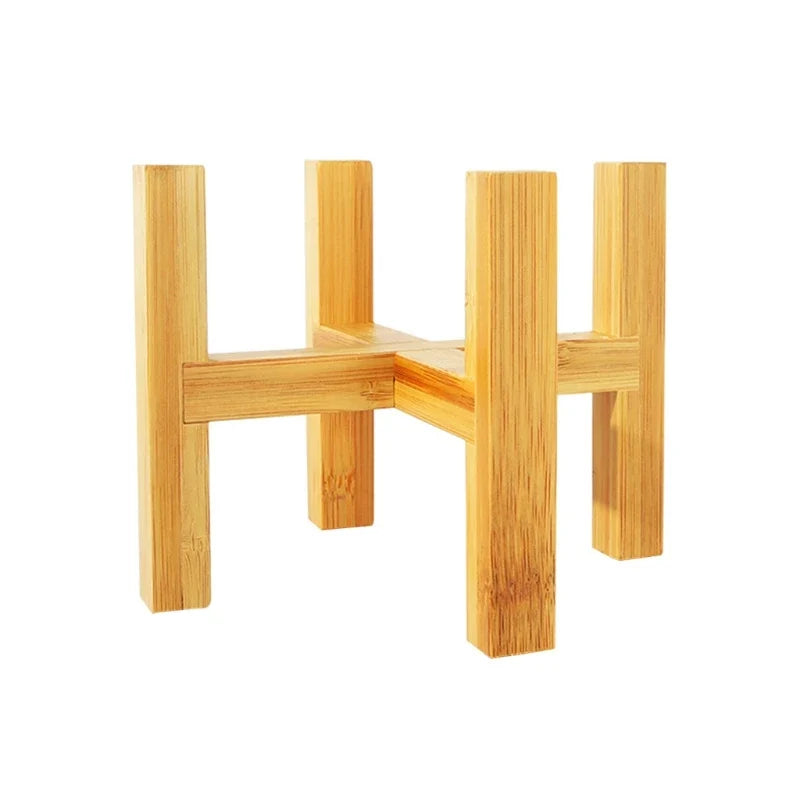 Wooden Plant Stand for Home and Garden Decor
