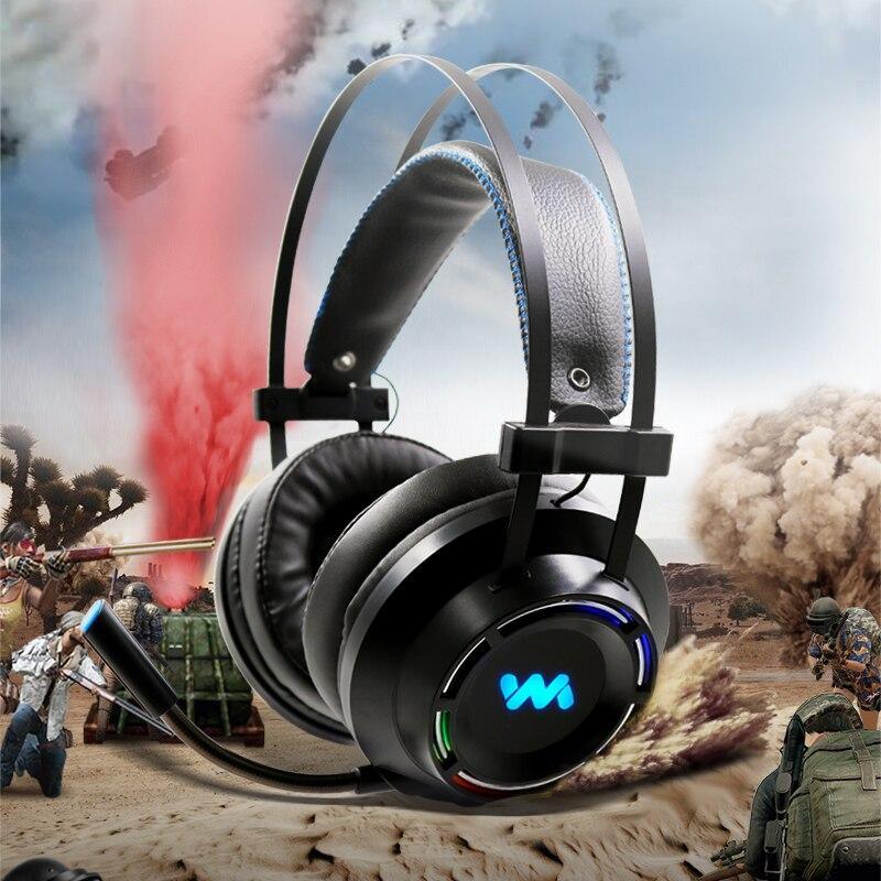 Stevvex ST10S4227HJG gaming headset with mic, LED lighting, deep bass stereo for PC PS4 black on Tampa Home & Garden Store