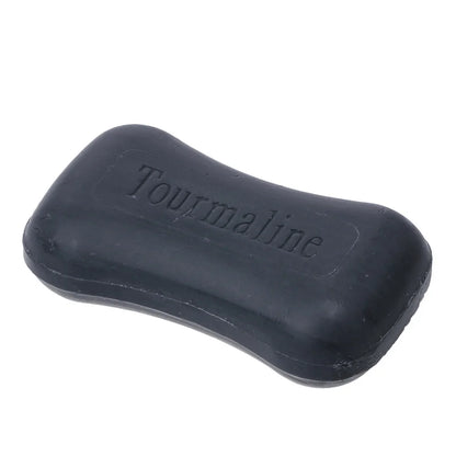 Tourmaline Soap Bar Silcy Skin, black bamboo charcoal acne cleanser bar on Tampa Home & Garden Store