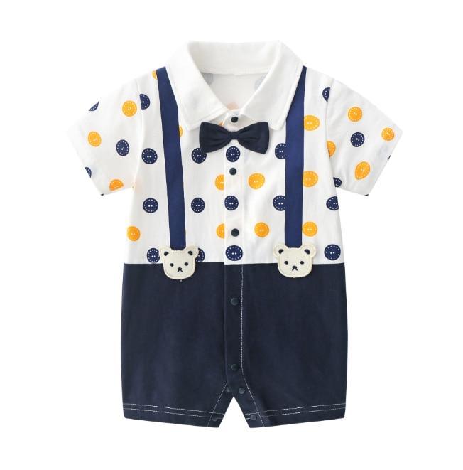 Modern Cotton Baby Boy Romper for Summer Style