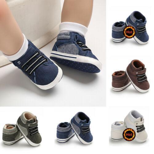 Stevvex baby soft sole lace-up ankle boots sneakers multicolor set on Tampa Home & Garden Store