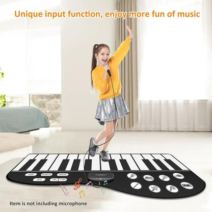 Musical Piano Mat For Kids Touch Play Rug Sound
