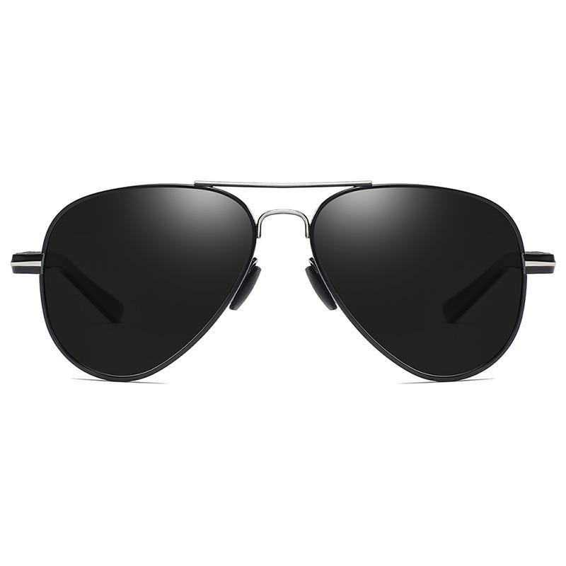 Stevvex aviator sunglasses polarized pilot style with black frames UV400 protection on Tampa Home & Garden Store