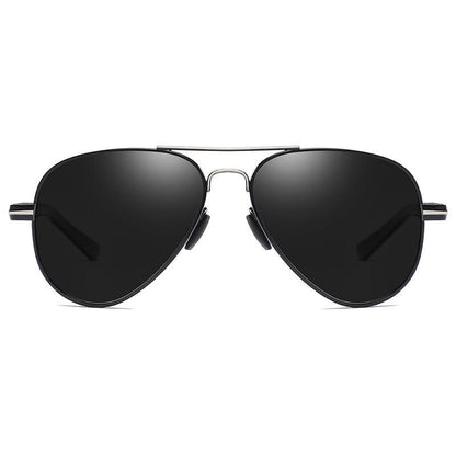 Stevvex aviator sunglasses polarized pilot style with black frames UV400 protection on Tampa Home & Garden Store