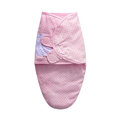 Baby swaddle sleeping bag pink polka dot by Stevvex on Tampa Home & Garden Store