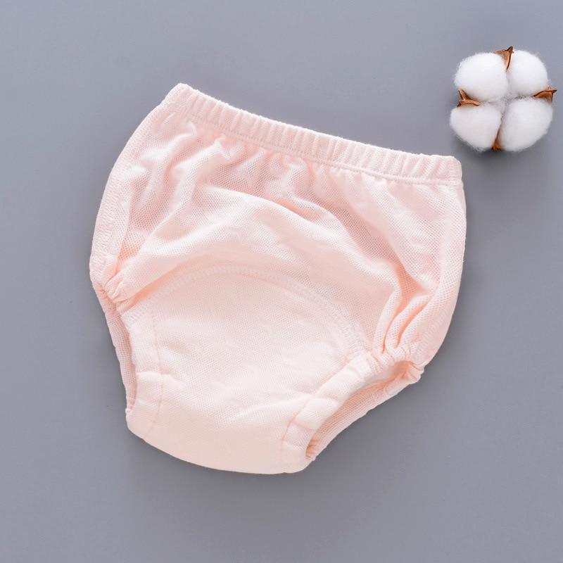 Stevvex pink baby cloth diaper cover, 6-layer gauze breathable reusable nappies on Tampa Home & Garden Store