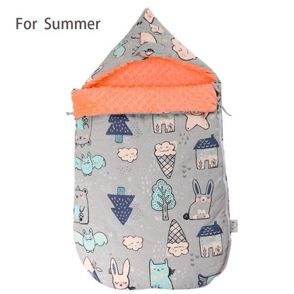 Stevvex envelope cocoon sleeping bag with orange plush lining and gray animal-print exterior on Tampa Home & Garden Store