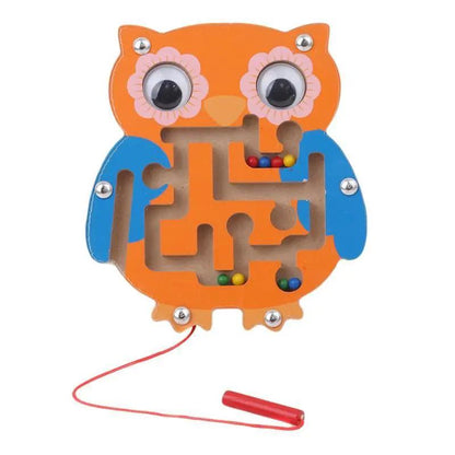 Children Magnetic Maze Toy and Wooden Puzzle Game
