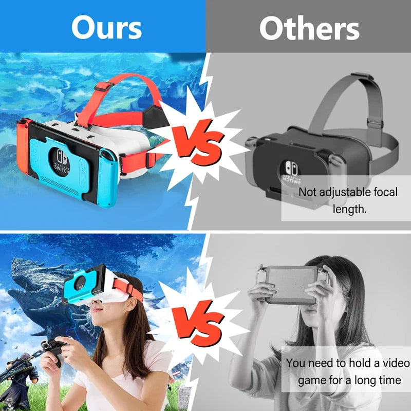 FLIPSTYLEZLLC Nintendo Switch LABO VR glasses with blue console and red strap on Tampa Home & Garden Store
