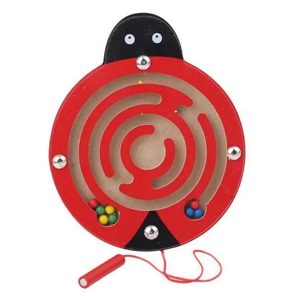 Children Magnetic Maze Toy and Wooden Puzzle Game
