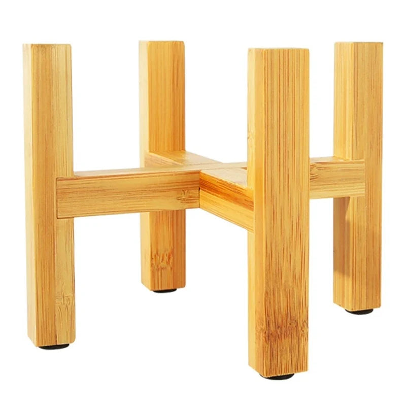 Wooden Plant Stand for Home and Garden Decor
