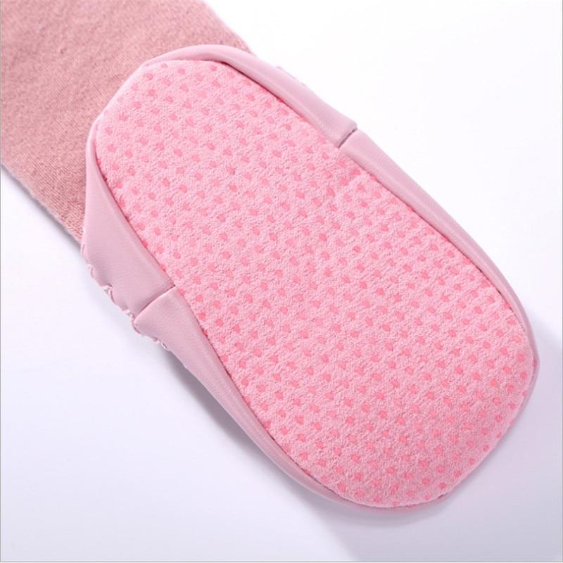 Stevvex newborn pink indoor sock shoes with soft cotton fabric and rubber grip sole on Tampa Home & Garden Store