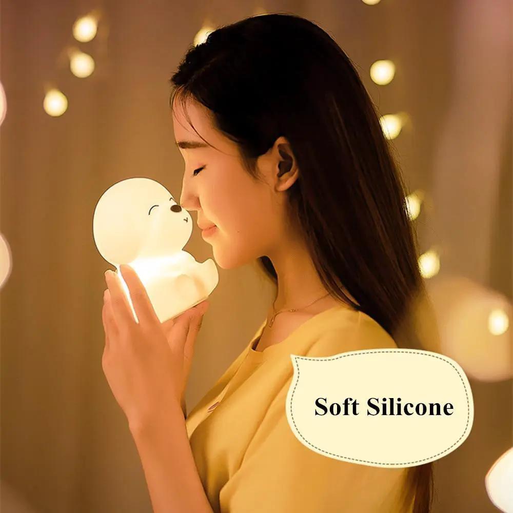 Dog LED Night Light With Touch Sensor USB