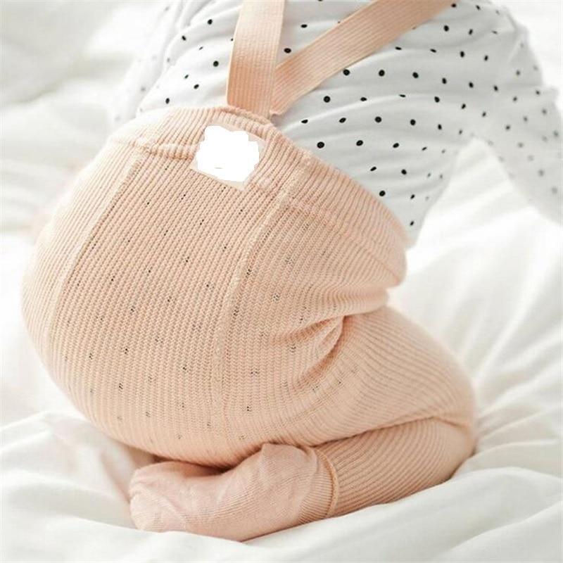 Newborn baby pants high waist cross belt pink ribbed knit by Stevvex for Baby & Toddler Bottoms on Tampa Home & Garden Store