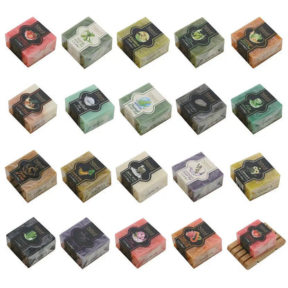 Silcy Skin 85g soap bars, bamboo charcoal oil-control with volcanic mud salt, 20 flavors on Tampa Home & Garden Store