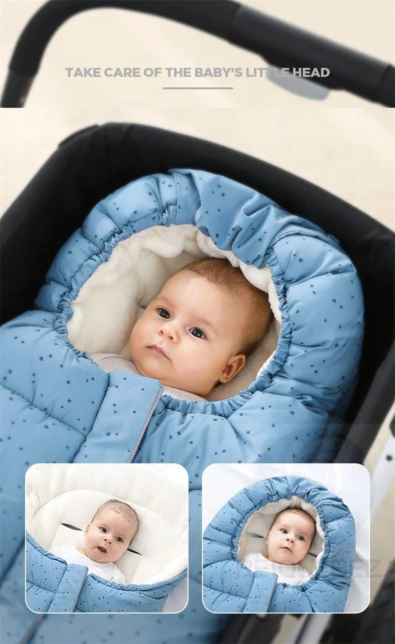 Newborn Winter Warm Baby Sleeping Bag Stroller