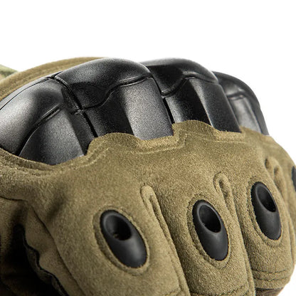 Tactical Sports Gloves Touch Design BikerZoneZ tan suede knuckle protection on Tampa Home & Garden Store