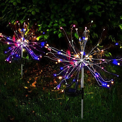 Modern Garden Led Solar Tree Lamp Copper Wires