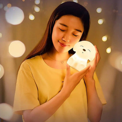Dog LED Night Light With Touch Sensor USB