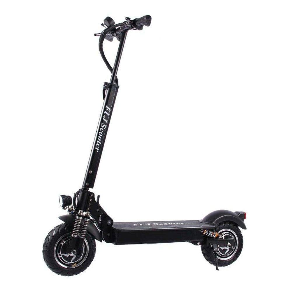 DONJOHNSTYLE4URHOME FLJ 2400W dual motor folding electric scooter black with front fork on Tampa Home & Garden Store