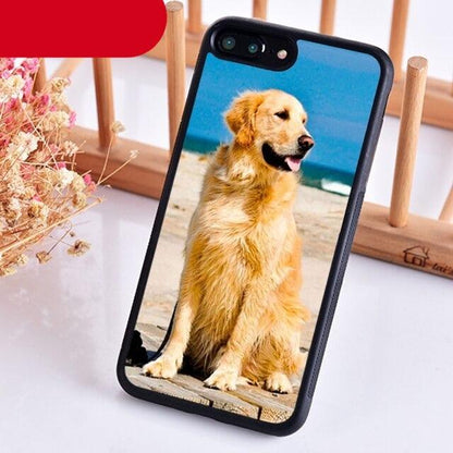 iPhone case Stevvex ultra liquid silicone back cover with Golden Retriever black edge on Tampa Home & Garden Store