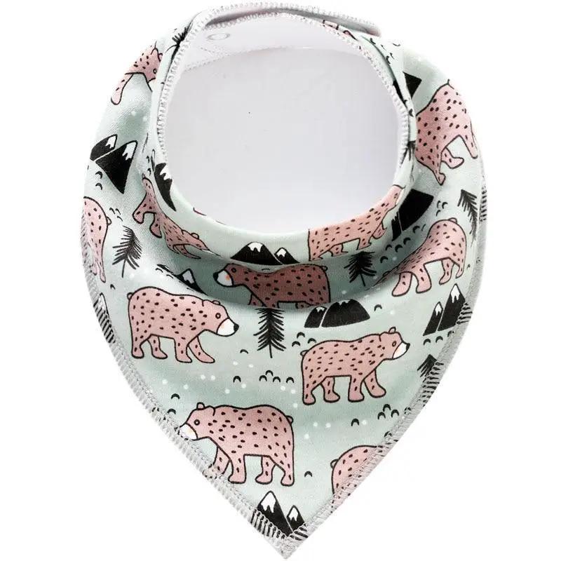 Baby Bandana Bibs Triangle Scarf Cotton for Kids