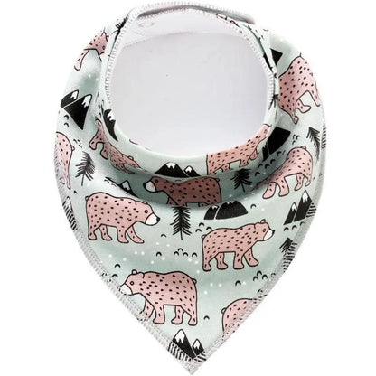 Baby Bandana Bibs Triangle Scarf Cotton for Kids