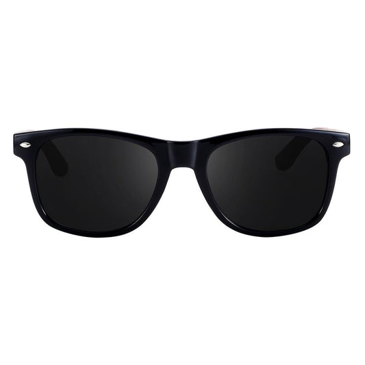 Sunglasses Wayfarer-style black frame with dark lenses on Tampa Home & Garden Store
