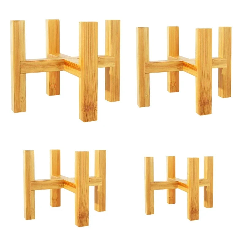 Wooden Plant Stand for Home and Garden Decor