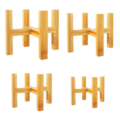 Wooden Plant Pot Stand and Home Decoration