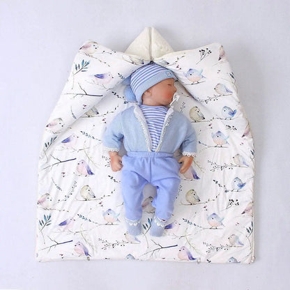 Newborn Baby Knit Sleep Bag and Swaddle Blanket
