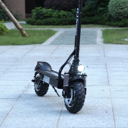 FLJ 2400W dual motor folding electric scooter black with headlight DONJOHNSTYLE4URHOME on Tampa Home & Garden Store