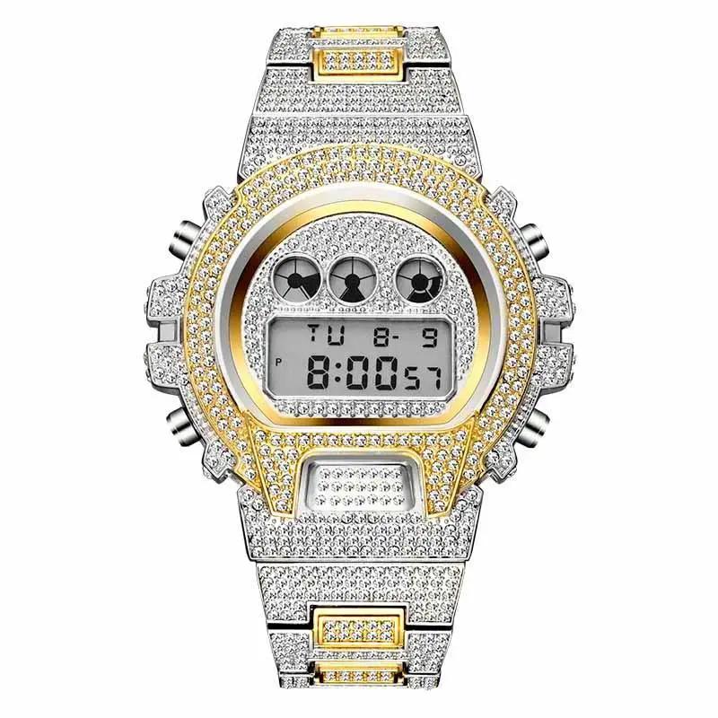 Men's Digital Quartz Watch Rose Gold for Men