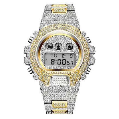 Men's Digital Quartz Watch Rose Gold for Men