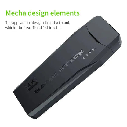 M8 wireless game stick dongle in black with 4K logo and embossed Game Stick branding on Tampa Home & Garden Store