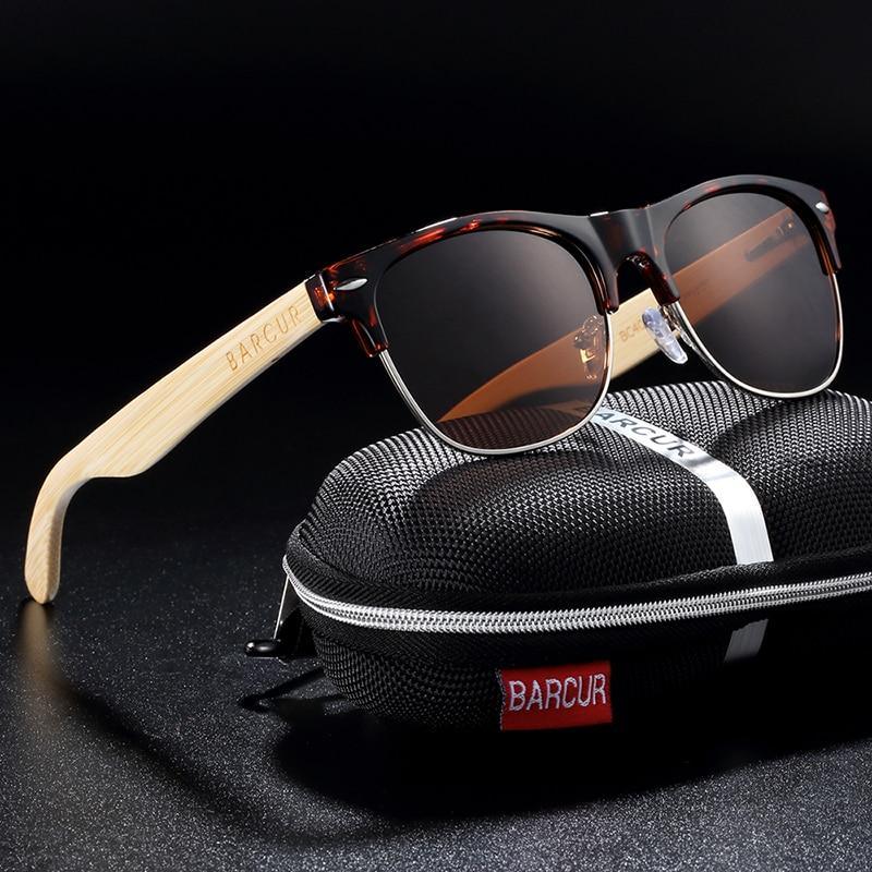 Bamboo Wood Sunglasses for Men and Women UV400
