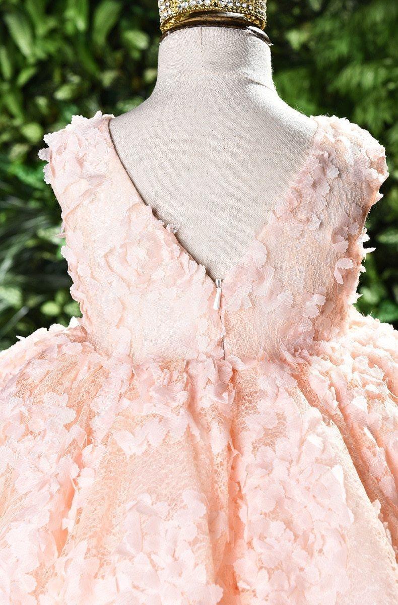 Stevvex baby girl lace tutu dress pink floral lace back zipper on Tampa Home & Garden Store