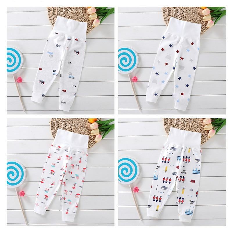 Cotton baby pants set Stevvex infant leggings in four prints cars stars umbrellas ships on Tampa Home & Garden Store