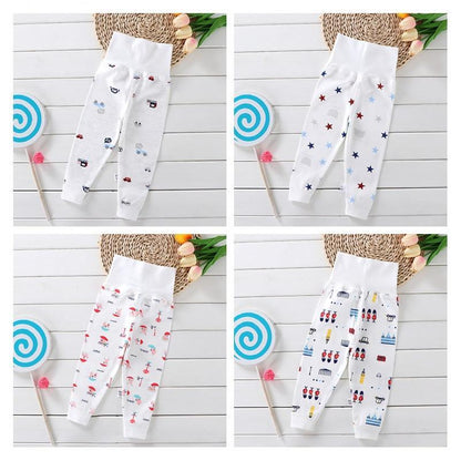 Cotton baby pants set Stevvex infant leggings in four prints cars stars umbrellas ships on Tampa Home & Garden Store
