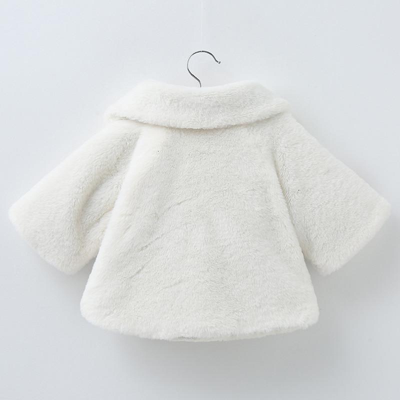 Princess baby girls winter thick faux fur cloak coat in white by Stevvex on Tampa Home & Garden Store