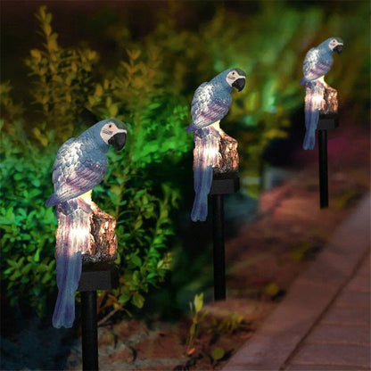 Parrot Shaped LED Garden Lamp Solar Outdoor Light