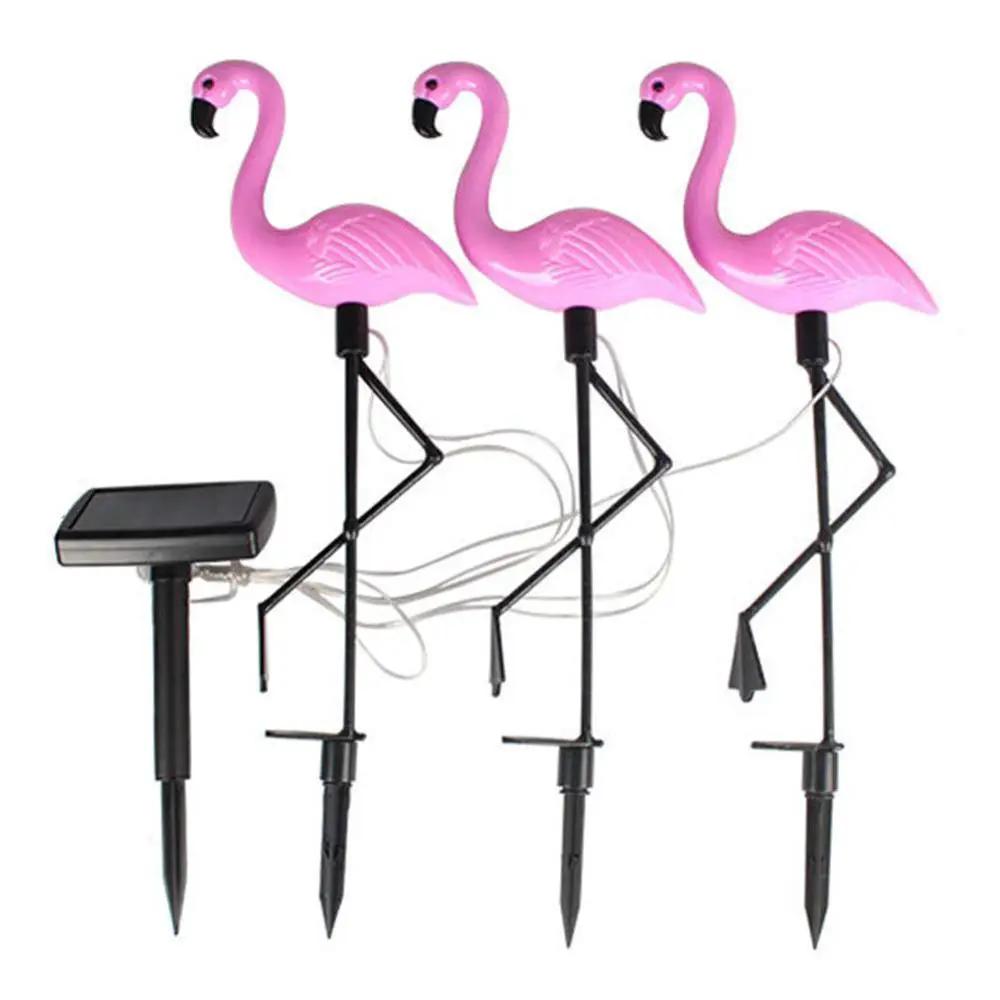 Flamingo Led Solar Garden Lamp Set For Pathway