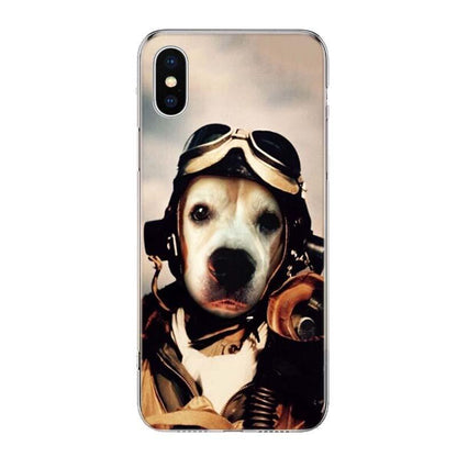 Beagle dog phone case by Stevvex hard shell with aviator Beagle design for iPhone on Tampa Home & Garden Store
