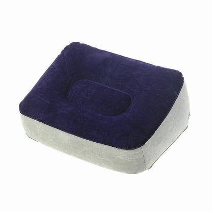 Inflatable wedge pillow adjustable support cushion navy top gray base UpTrend Deals on Tampa Home & Garden Store