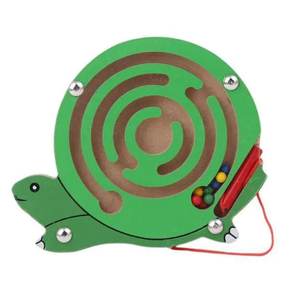 Children Magnetic Maze Toy and Wooden Puzzle Game
