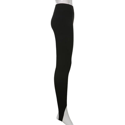 Stevvex high-waist cotton fitness leggings in black seamless push-up design on Tampa Home & Garden Store