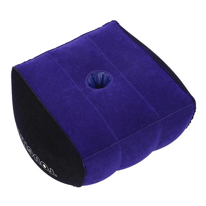 Inflatable wedge pillow purple with center hole, support cushion UpTrend Deals on Tampa Home & Garden Store