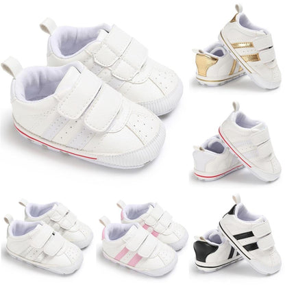 Fashion Soft Sole Hook Loop Pre Walker Sneakers Stevvex leather upper with Velcro straps on Tampa Home & Garden Store