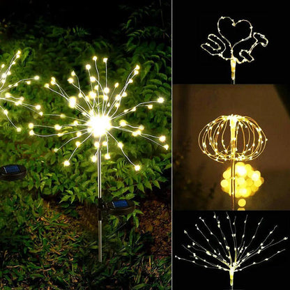 Modern Garden Led Solar Tree Lamp Copper Wires