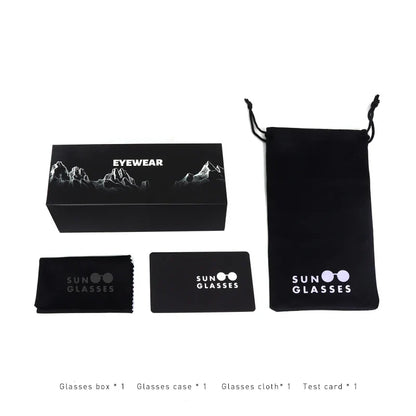 Polarized sunglasses UV400 black with box, case, cloth and test card 4 items on Tampa Home & Garden Store